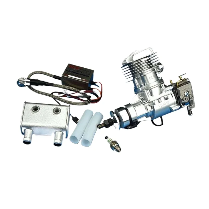 DLE20RA RC Gas Engine 20cc 2-Stroke Rear Exhaust Air-Cooled Hand Start Small Scale Model Aircraft Power System