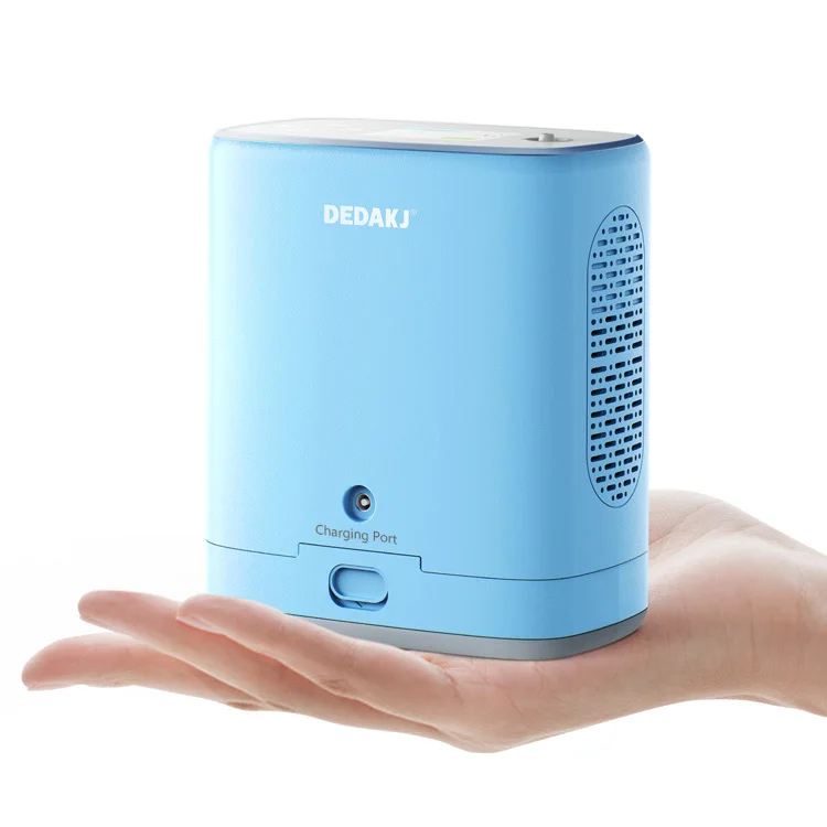 Small Vehicle Portable Oxygen Concentrator 93% Concentration Oxygen Generator Machine With 5000mAh Battery for Travel