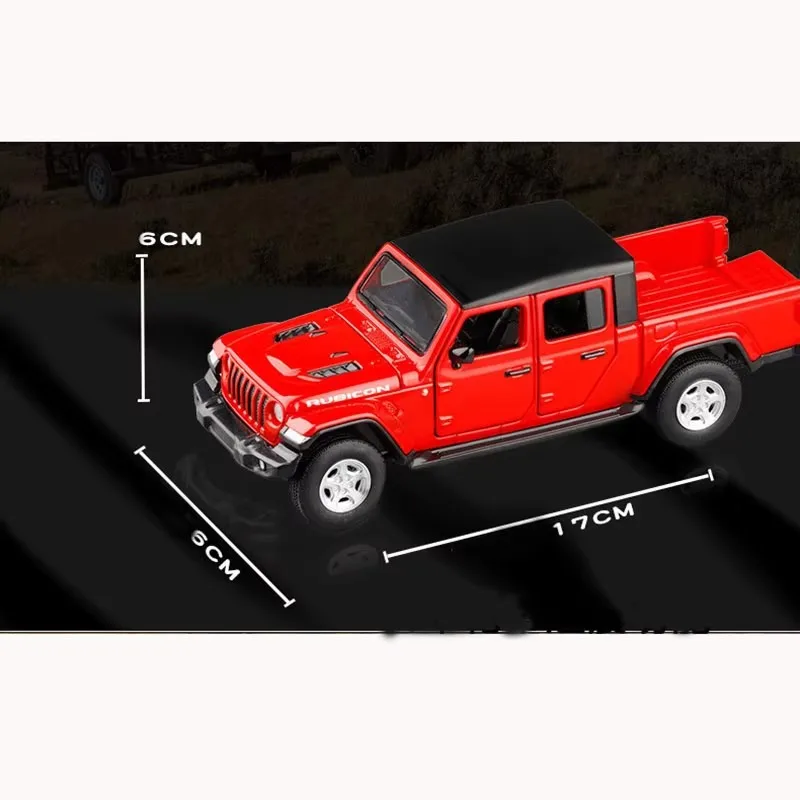 1:32 JKM Wrangler Gladiator Legierung Pickup Modell Druck Druck Metall Spielzeug Geländewagen Auto legierung auto Modell Simulation Geschenk