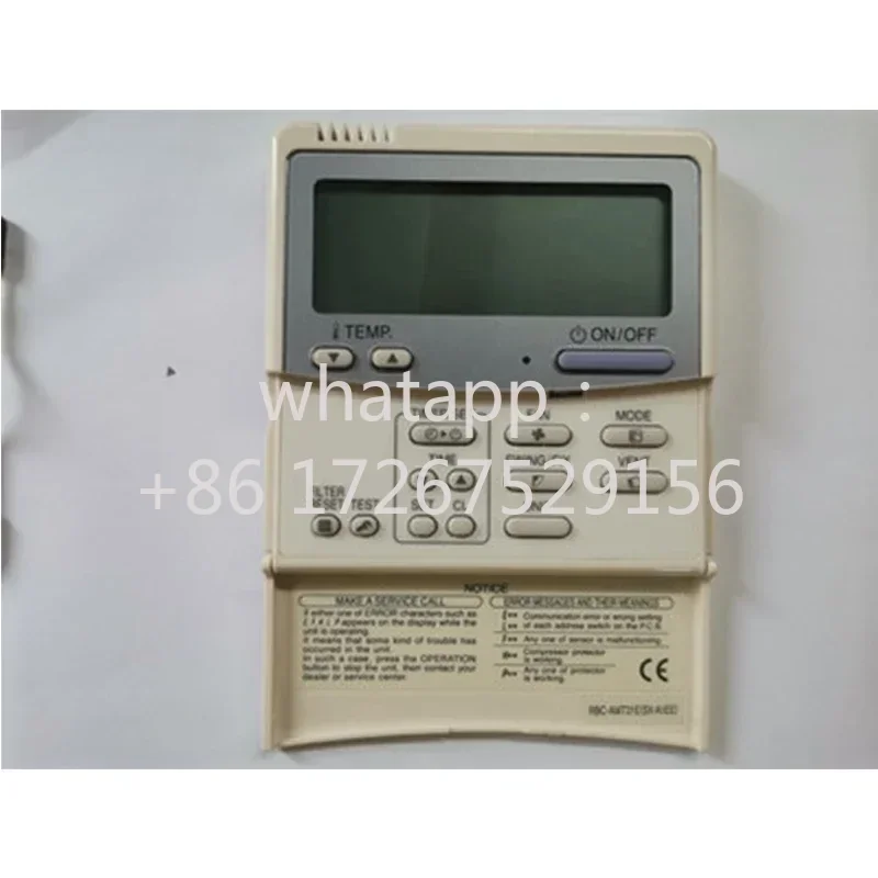 Original New Air Conditioner Wire Controller RBC-AMT31E (SX-A1EE) Control Panel English Version Toshiba