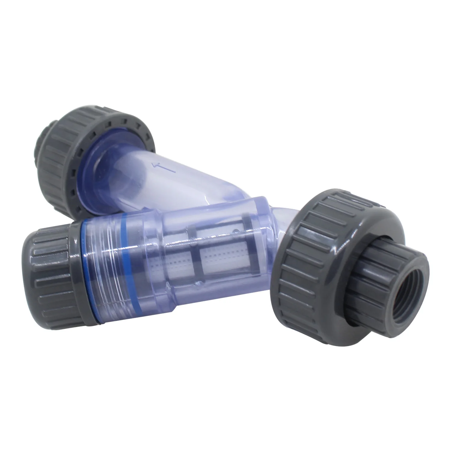 OEMClima Filter Hose PVC y Type 20 25 32 40 50 63mm Filter Mesh Aquarium Irrigation Strainer PVC Tubular Filter