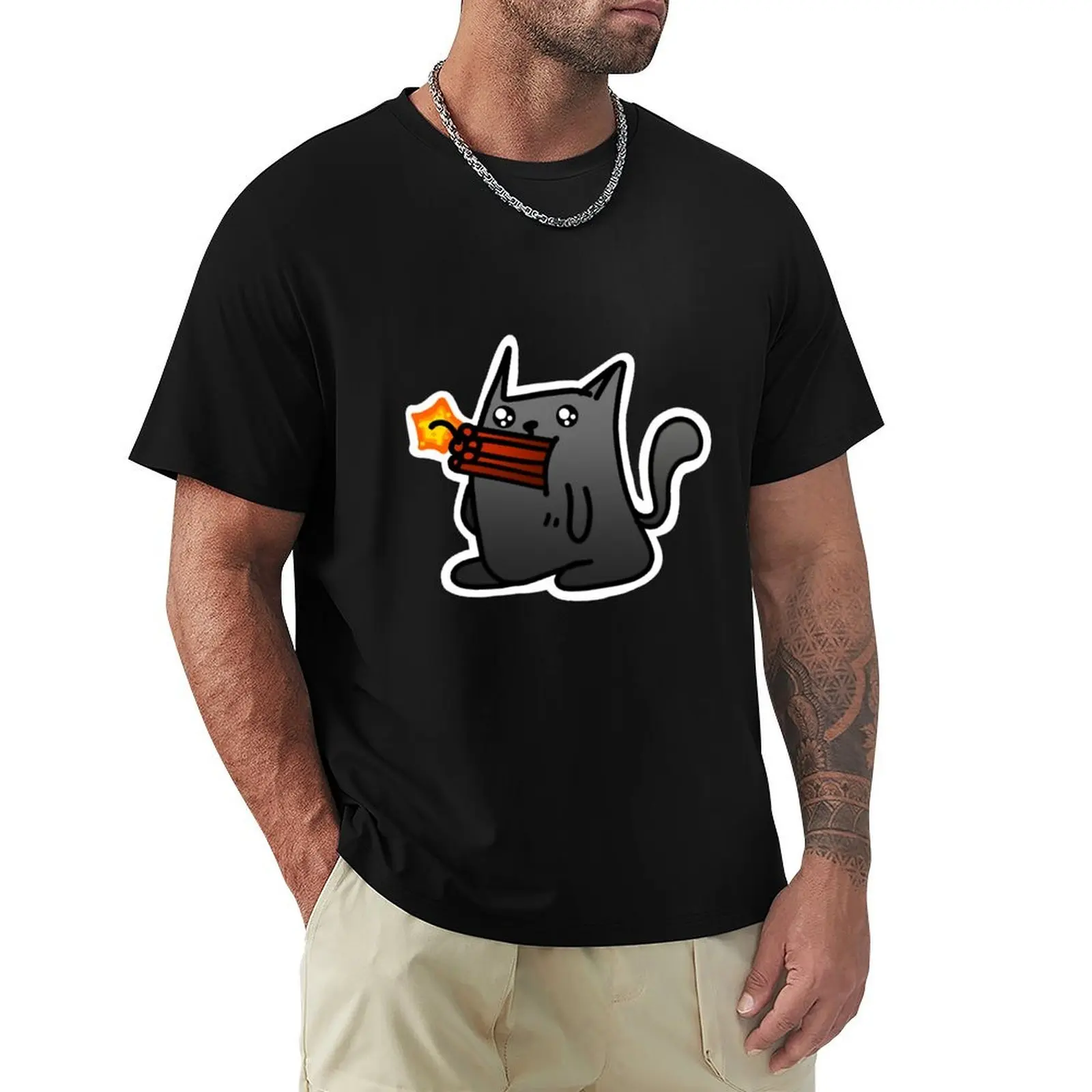 Dynamite Kitten T-Shirt Mechanic Work Tee Shirt