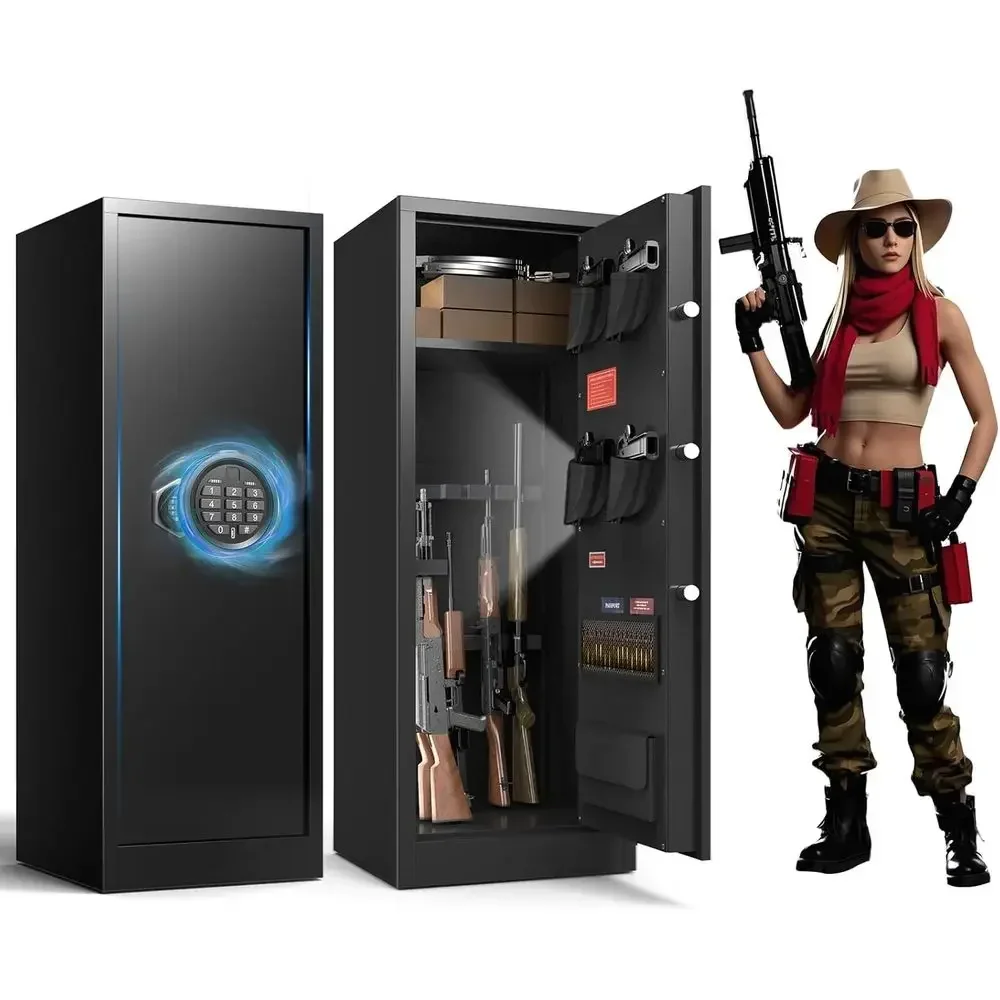 Firearms Storage Solutions: Secure Gun Cabinets with Quick Access, Alarm, and Mute Feature