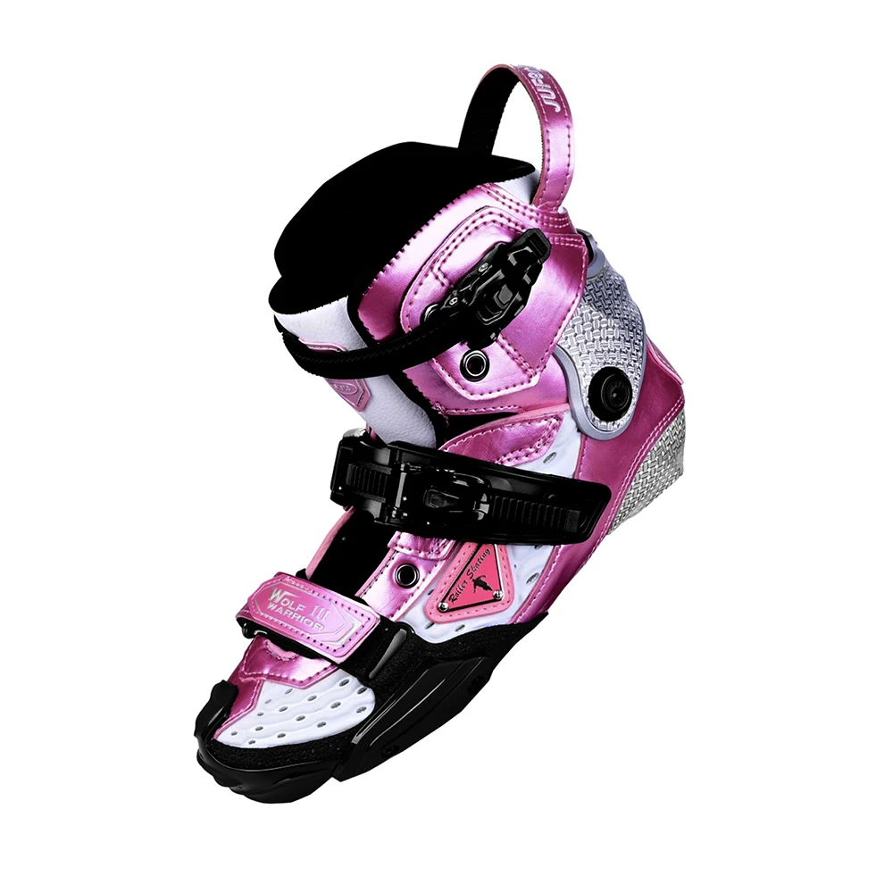 Inline Skates Boots Carbon Fiber Boot Original Wolf III Carbon Cuff Slalom Skate Up Boot Roller Skating Shoes Sliding Patines