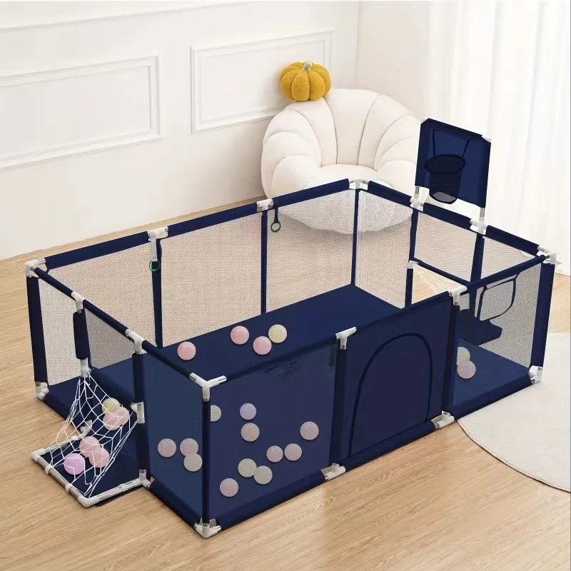 Playpen for Children\'s Playpens Baby Pool Park Safety Stainless Steel Fence Kids Ball Pit Baby Indoor Playground Baby Parks