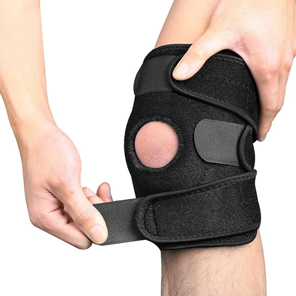 1Pcs Adjustable Compression Knee Patellar Pad Tendon Support Sleeve Brace for Men Women -Arthritis ,Running