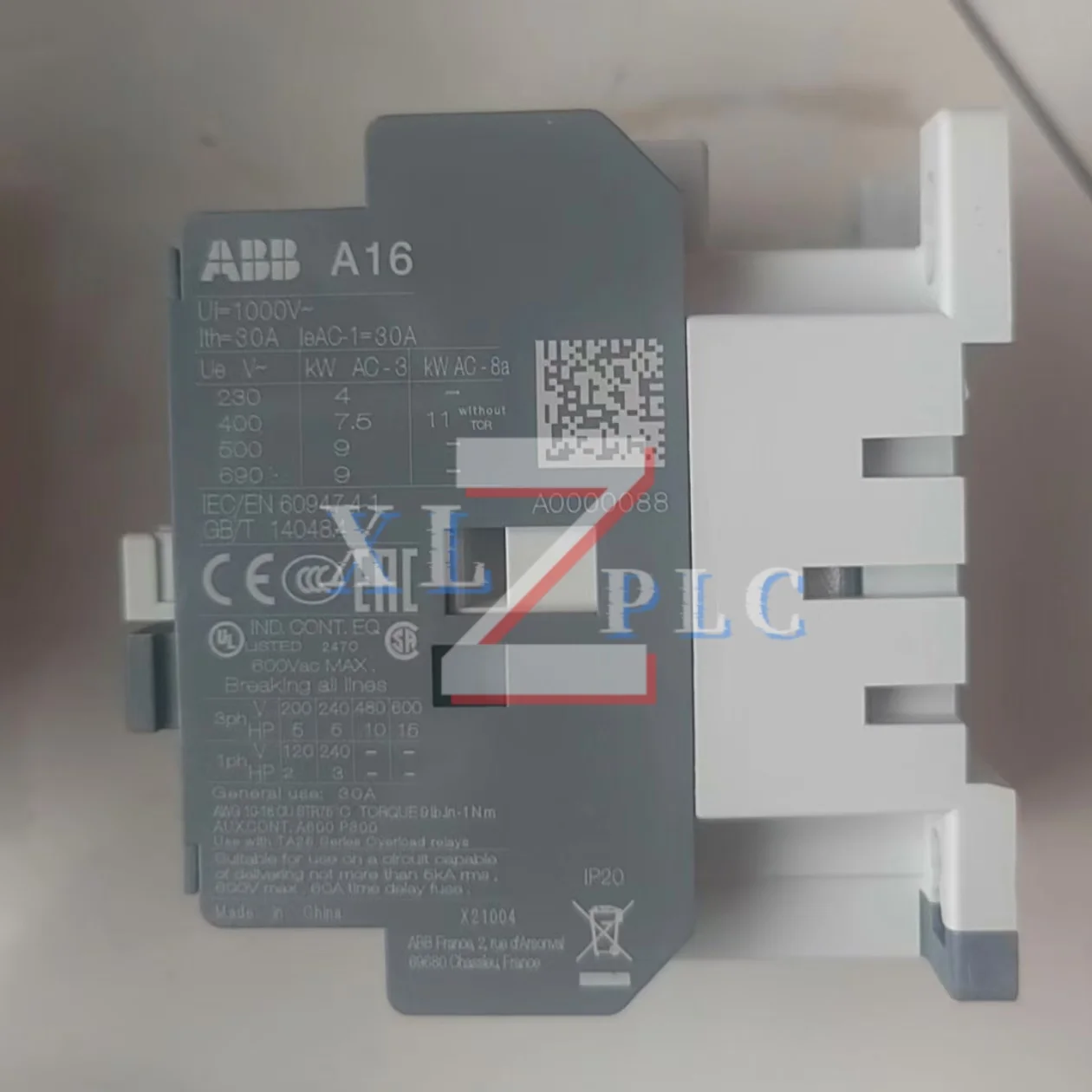 A16-30-10 AC110V A16-40-00 110V novo contator original