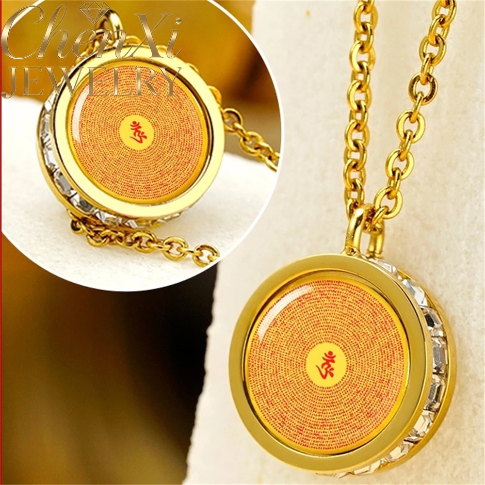 

Zakiram, Guanyin Bodhisattva, Manjushri Bodhisattva, Hand-Painted Thangka, Small Round Pendant Luxury Quality Jewelry Exquisite