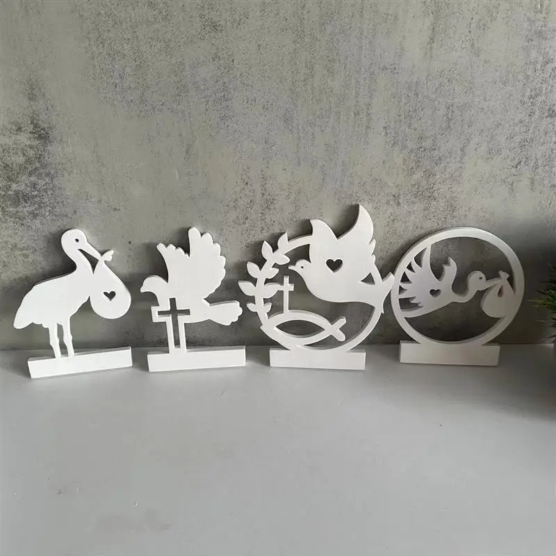 Love Bird Shaped Silicone Mold Animal Plaster Cement Ornament Making Tools Home Decoration Resin Casting Aromatherapy Mould