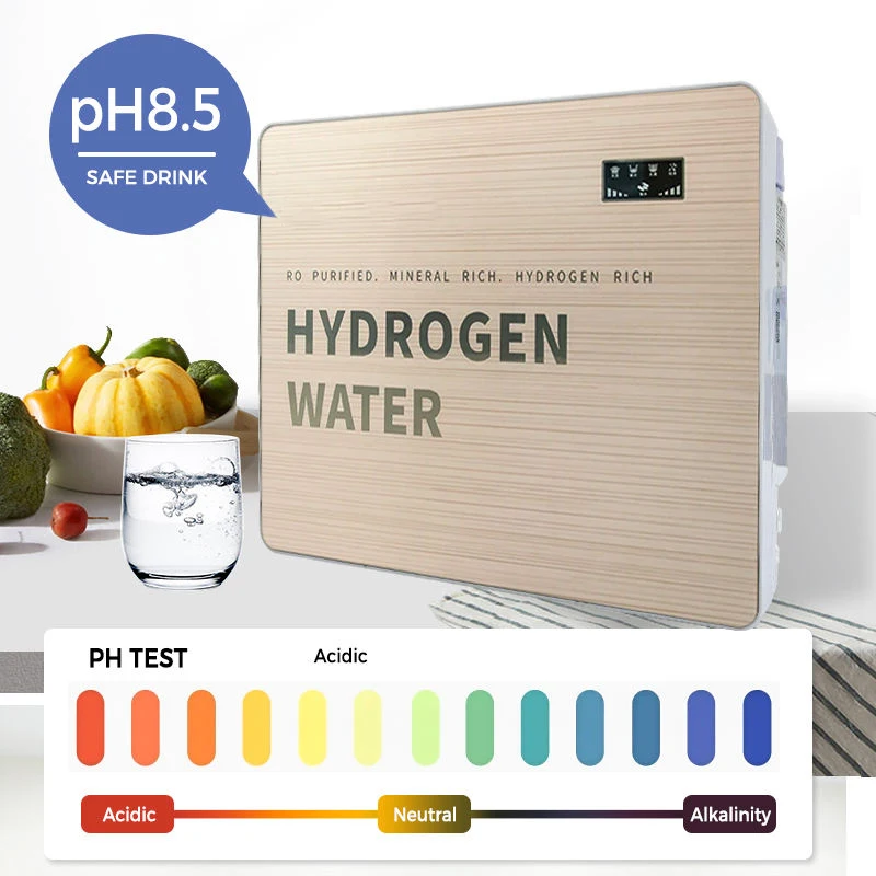 家庭用浄水器システムマシン、1500PPB水素水生成器浄水器、健康飲料用を供給する工場