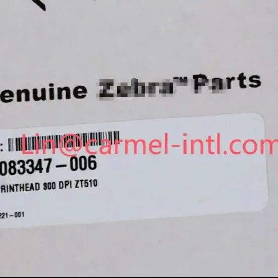 

Новый оригинальный хит продаж ZT510 300 точек на дюйм P1083347-006 принтер этикеток со штрих-кодом термопечатающая головка Zebra