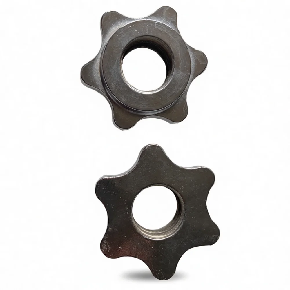 Heavy Duty Dumbbell Barbell Nut Collars Steel Screw Fixing Clamps Weight Lifting Fitness Strength Training Accessories