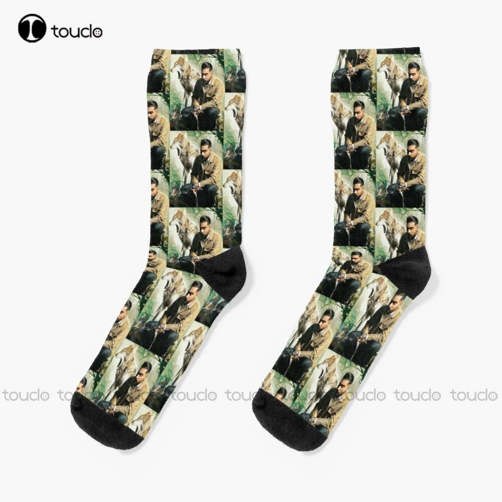 

Karan Aujla Socks Novelty Socks For Men Unisex Adult Teen Youth Socks Christmas Gift Custom Hd High Quality 360° Digital Print