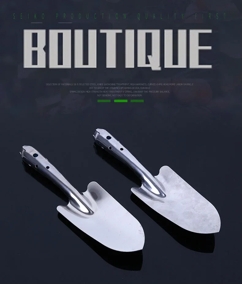 Stainless Steel Small Shovel Planting Flowers Garden Tools Pot Planting Gardening Digging Soil Succulent Flower Spade