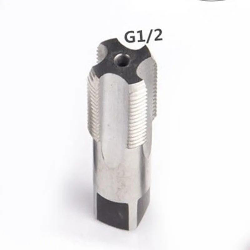 1pc G1/8 1/4 3/8 1/2 3/4 HSS Taper Pipe Tap BSP Metal Screw Thread Cutting Tools Cylindrical Pipe Thread Tap Pipe