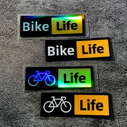 1PC Bike Life Bicycle Frame Stickers Waterproof MTB Bike Handlebars Fork Top Tube Durable Vinyl Decals Decor Cycling Accessories