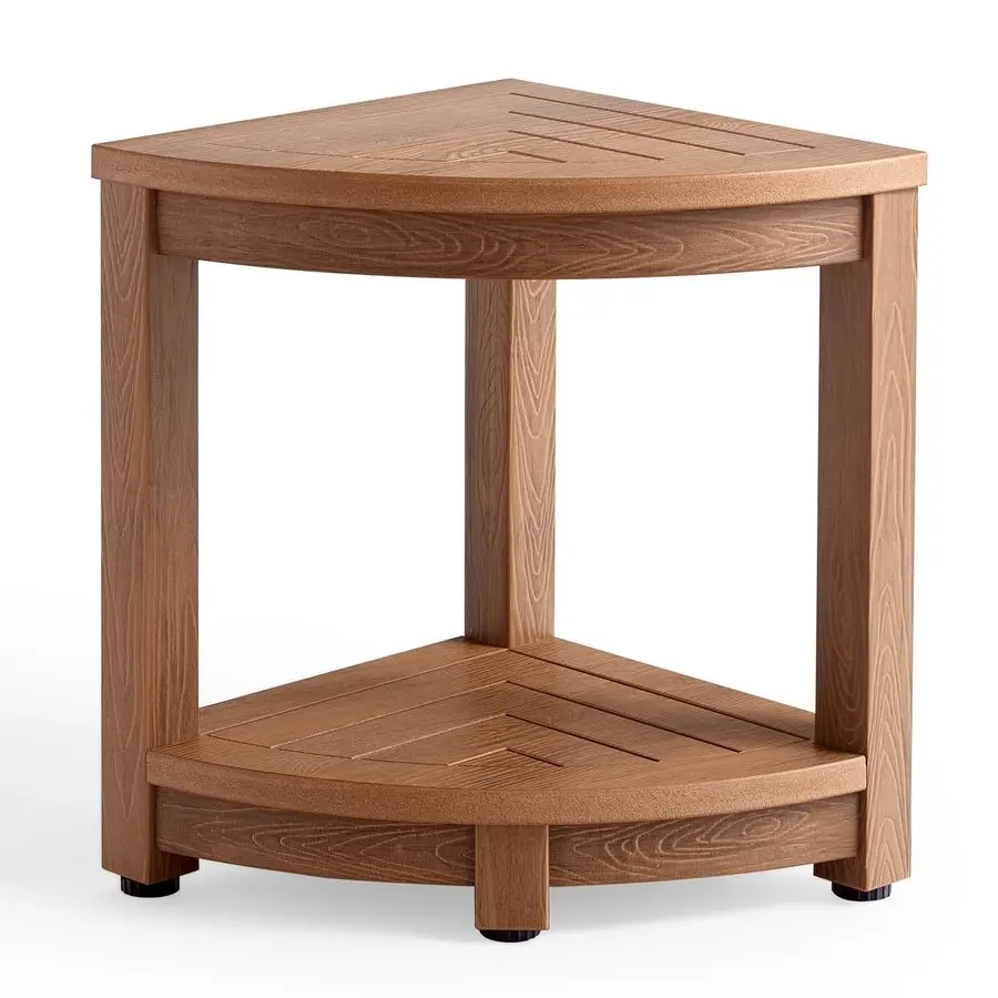 

Shower Stool for Shaving Leg, Waterproof Bathroom Shower Bench Seat for Inside Shower, Poly Lumber Plastic Shower Chair Seat, Sh