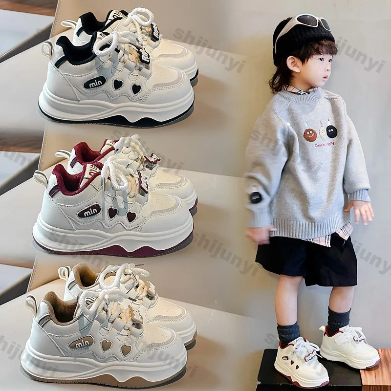 

Children's Sneakers Kids Fashion Design Non-slip Casual Shoes for Boys Girls Soft Soles Sneakers Toddler Outdoor Board Shoes