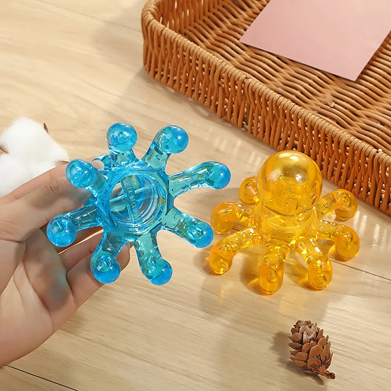 Octopus Shape Personal Massage Muscle Relaxing Body Neck Massage Tool Crystal Claw Massage Handheld Massage