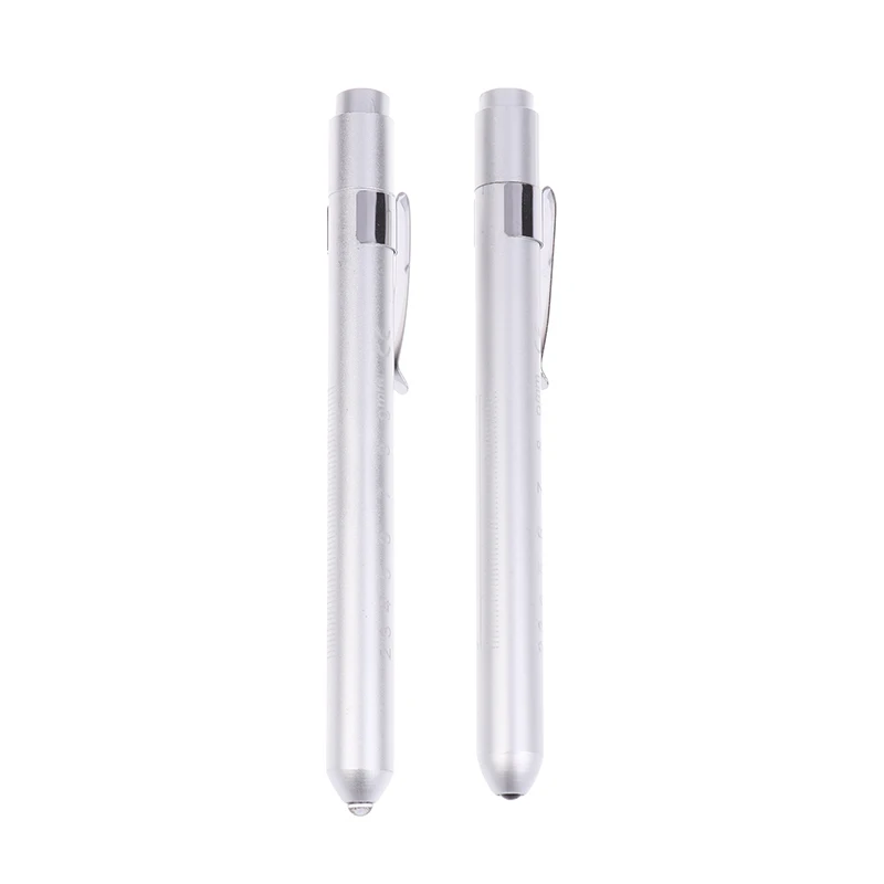 Przenośna Mini Latarka LED do Badania Jamy Ustnej, Latarka do Badania Źrenic, Medyczna Latarka z Miernikiem Źrenic i Linijką