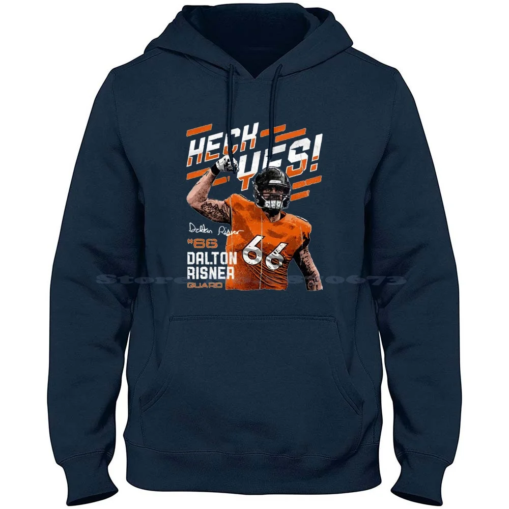 Hech Yes Dalton Risner For 100% Cotton Hoodie T Shirt Football Peyton Manning Sports Boulder Von Miller Quarterback Basketball