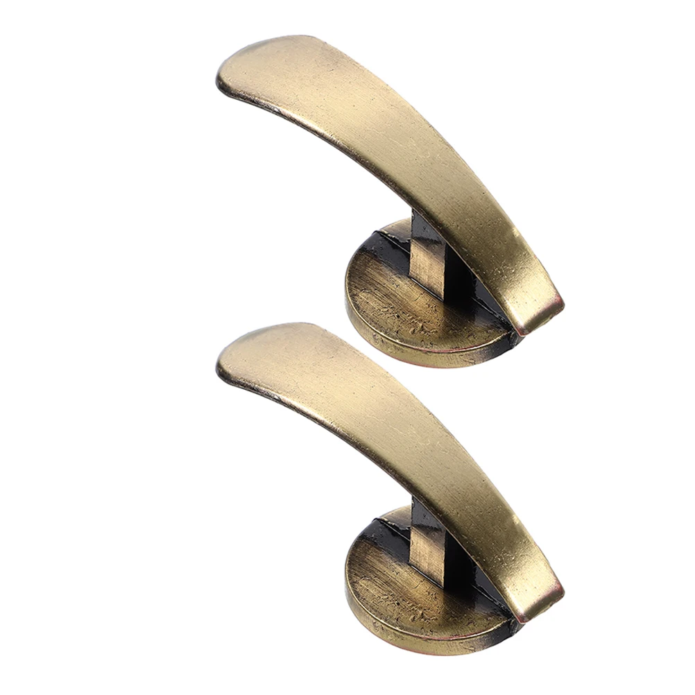 

2pcs Curtain Hooks For Wall Mounted Curtain Holdbacks Multi-Functional Decorative Accessories Easy Install Modern Metal