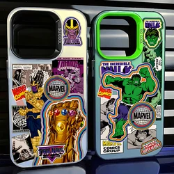Retro M-MarvelS Super Heroes Case for Samsung Galaxy S24 S23 S22 S21 S20 Note20 Ultra Plus FE M31 4G 5G Matte Shockproof Cover