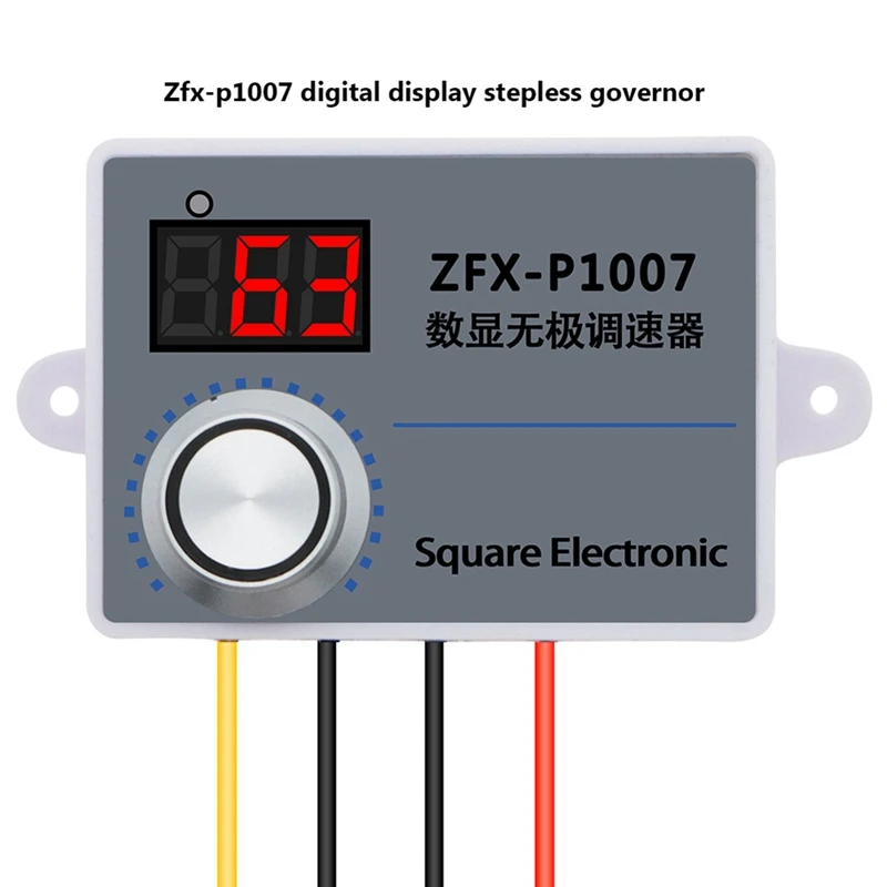 ZFX-P1007 regulator prędkości regulowany wentylator 220V przełączniki PWM regulator prędkości klimatyzator cyfrowy wyświetlacz reduktor silnika
