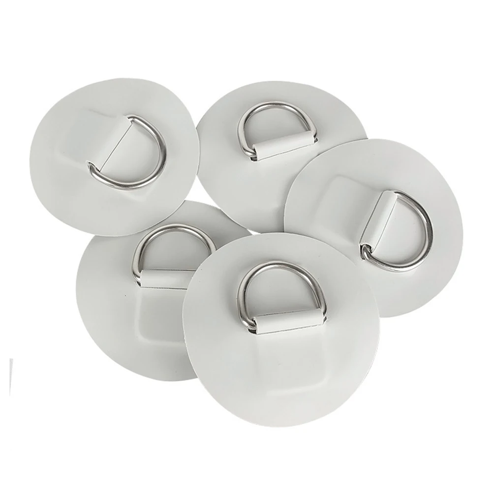

2 pcs Stainless Steel D-ring Handle Canoe Carry Supplies Patch Accessories Boat Sticker Lightweight Durable Suitable Roof Racks