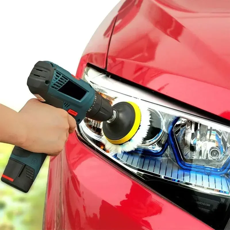 Wool Polishing Disc Pads 3/4/5/6/7Inch for Glass Stainless Steel Auto Car Paint Waxing Polisher Scratches Repair Tools