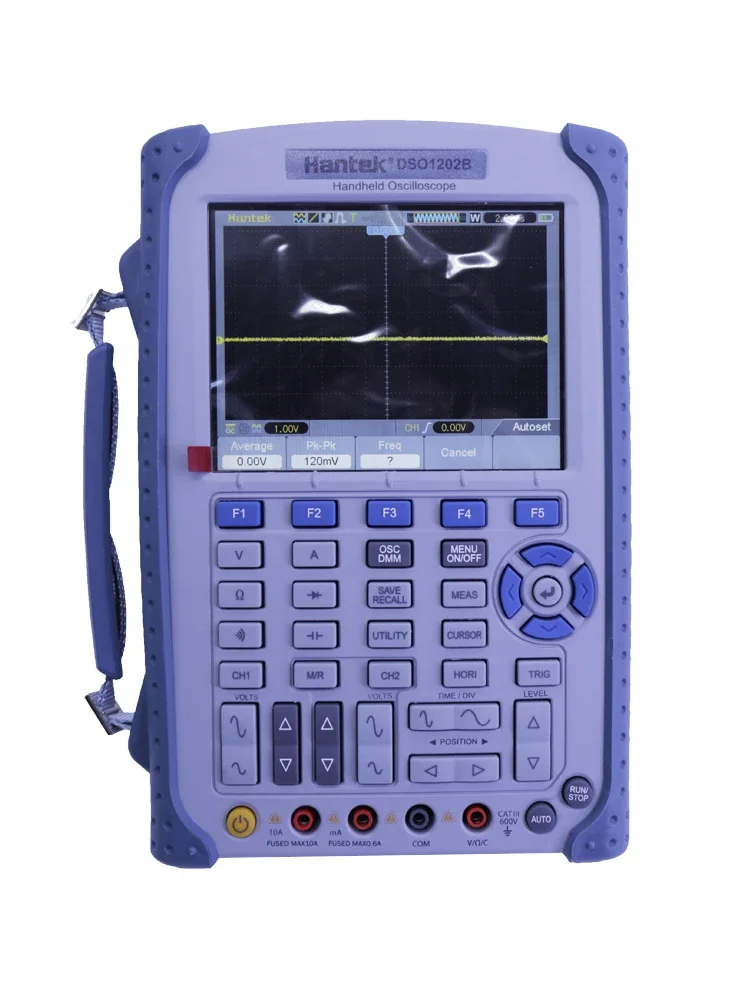 Hantek DSO1202B Handheld Oscilloscope 2 Channels 200MHz Oscilloscope With 6000 Multimeter 1GSa/s 60MHz-200MHz
