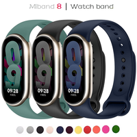 Watchbands for Xiaomi Mi Band 8/8 NFC Bracelet Silicone Wrist Miband 8 Replacement Sport Strap correa Mi Band 8-9 global version