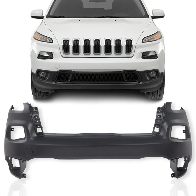 

Fit For 2014 2015 2016 2017 2018 Jeep Cherokee Front Upper Bumper Cover Replacement United States