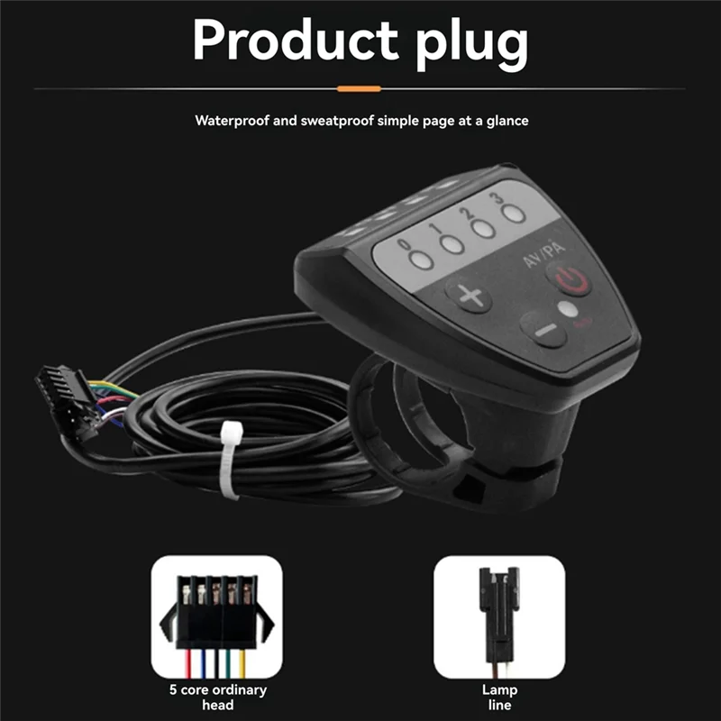 موثوقة 36 فولت 48 فولت 26A فرش تحكم G20 متر LED عرض + 130X خنق عدة ل سكوتر كهربائي E-الدراجة طقم تصليح