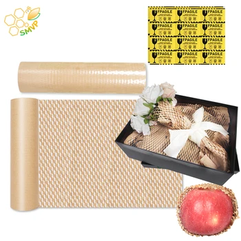 Florists gift wrapping paper 40/50m recycled honeycomb wrapping paper for wedding christmas birthday party wrapping