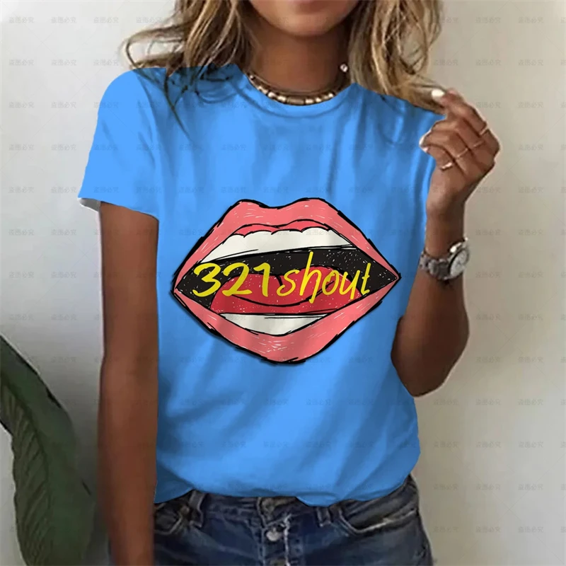 Summer Women's T-shirt 3d Oil Painting Art Printed T Shirt For Ladies Fashion Street Short Sleeve Tee Cute Casual O-neck Tops