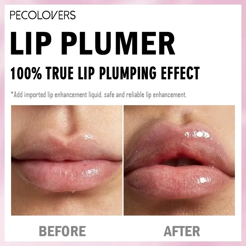 3 w 1 Instant Lip Plumping Serum Oil Volumising Enhancer Moisturizing Nourish Reduce Fine Lines Lip Plumper Gloss Sexy Lip Care