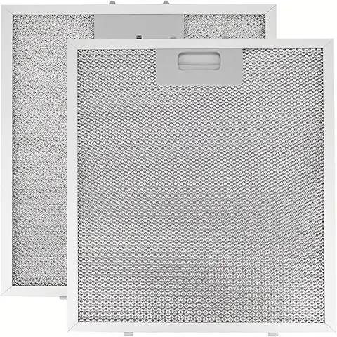레인지 후드, 320mm X 260mm 주방 레인지 후드 팬 필터, 범용 레인지 후드 필터 용 2pcs 금속 그리스 필터 Best5 레인지 후드, 320mm X 260mm 주방 레인지 후드 팬 필터, 범용 레인지 후드 필터 용 2pcs 금속 그리스 필터 Best5