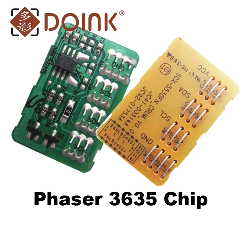 

10 шт. чип для Xerox Phaser 3635 MFP тонер-картридж 108R00793 108R00794 5K, 108R00795 108R00796 10K