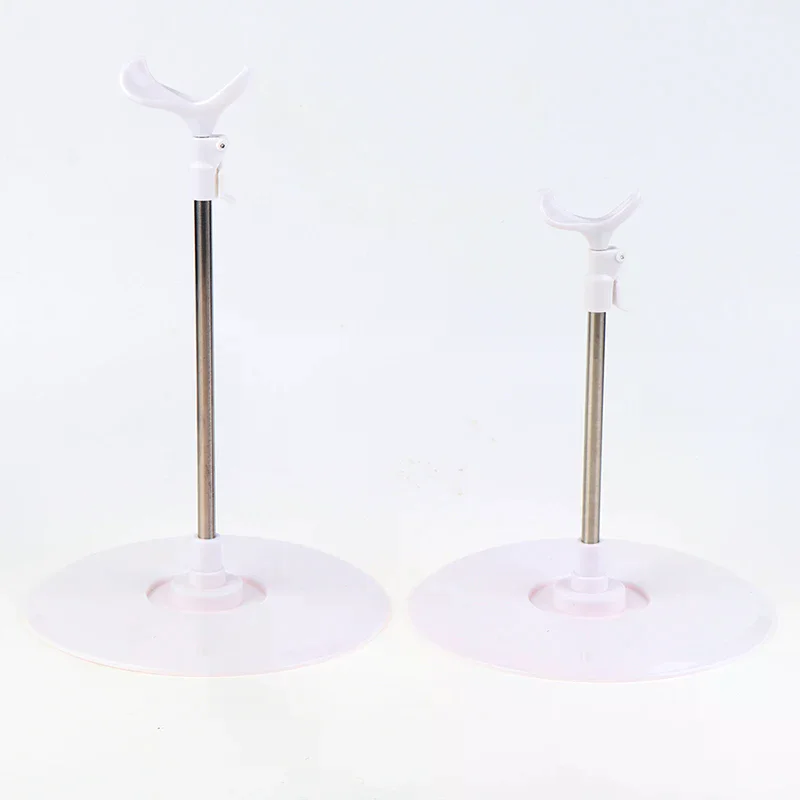 Universal 36/42/48/60cm Dolls Stainless Steel Display Stand Adjustable Holder Support Dolls Showing Accessories