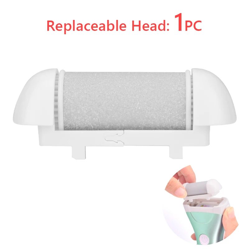 New Arrival Foot Care Tool Heads Pedicure Hard Dead Skin Callus  Remover Refills Replacement Rollers Foot Files Accessories