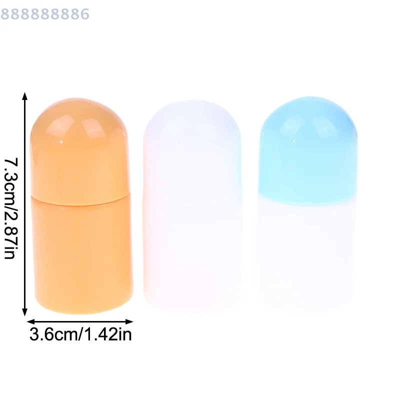 ขวดบรรจุยาทาแก้ปวดแบบมีหัวฟองน้ำ ขนาด 30 มล. สำหรับเก็บยาเหลว