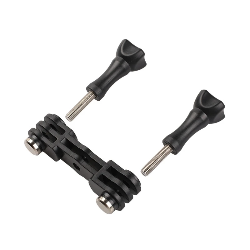 

High Strength Double Mount Twin Adapter For 360 Action Camera Mount Adapter Support Photography Accessories