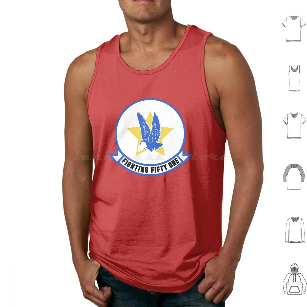 Vfa-51 Bob Beach T-Shirt Tank Tops Print Cotton Bob Screaming Maverick Robert Hangman Phoenix