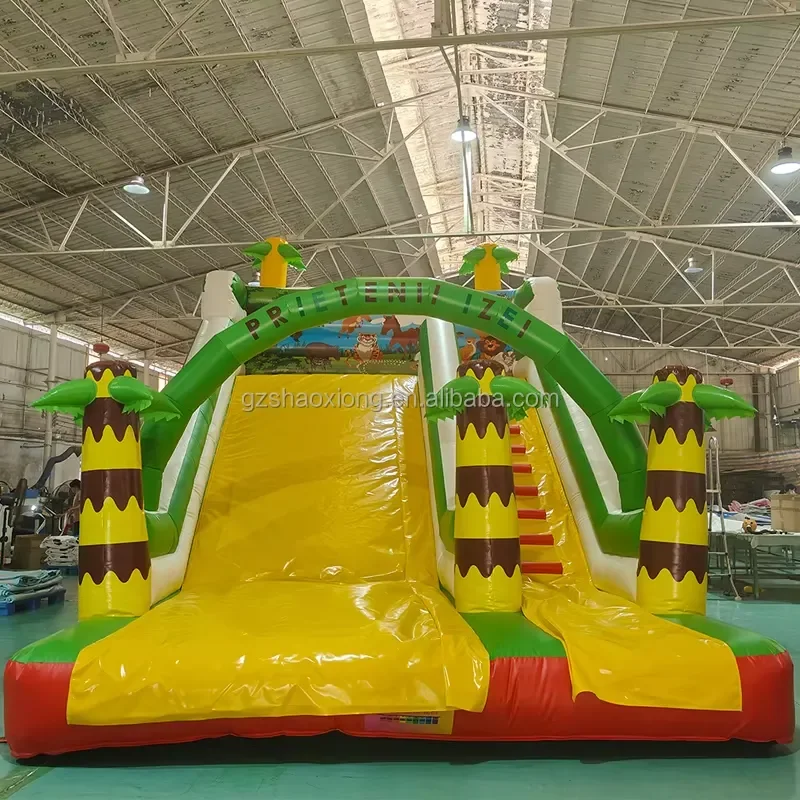 Commercial Inflatable Slide Giant 7x5m Inflatable Animal Themes Park Jumping Bouncer Waterslide Toboggan Gonflable Game for