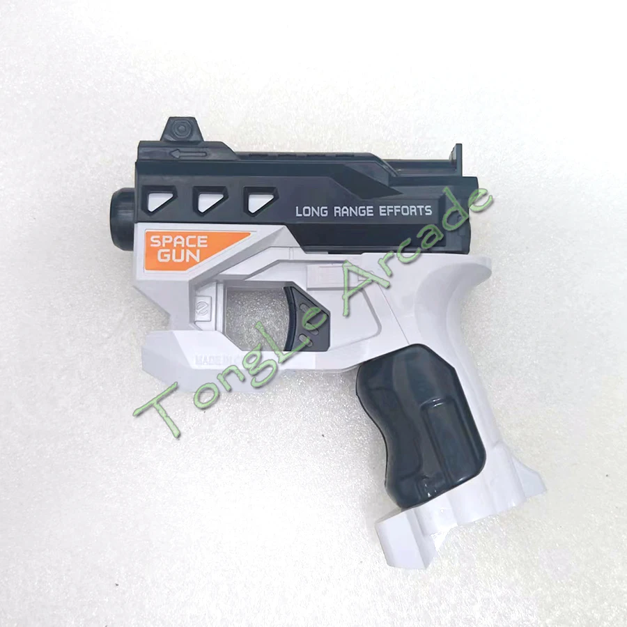 MIni USB LightGun Controller, Portable PC Gamepad, SpaceGun, TeknoParrot Arcade Simulator, Game Accessory with 4 IR LED Sensor