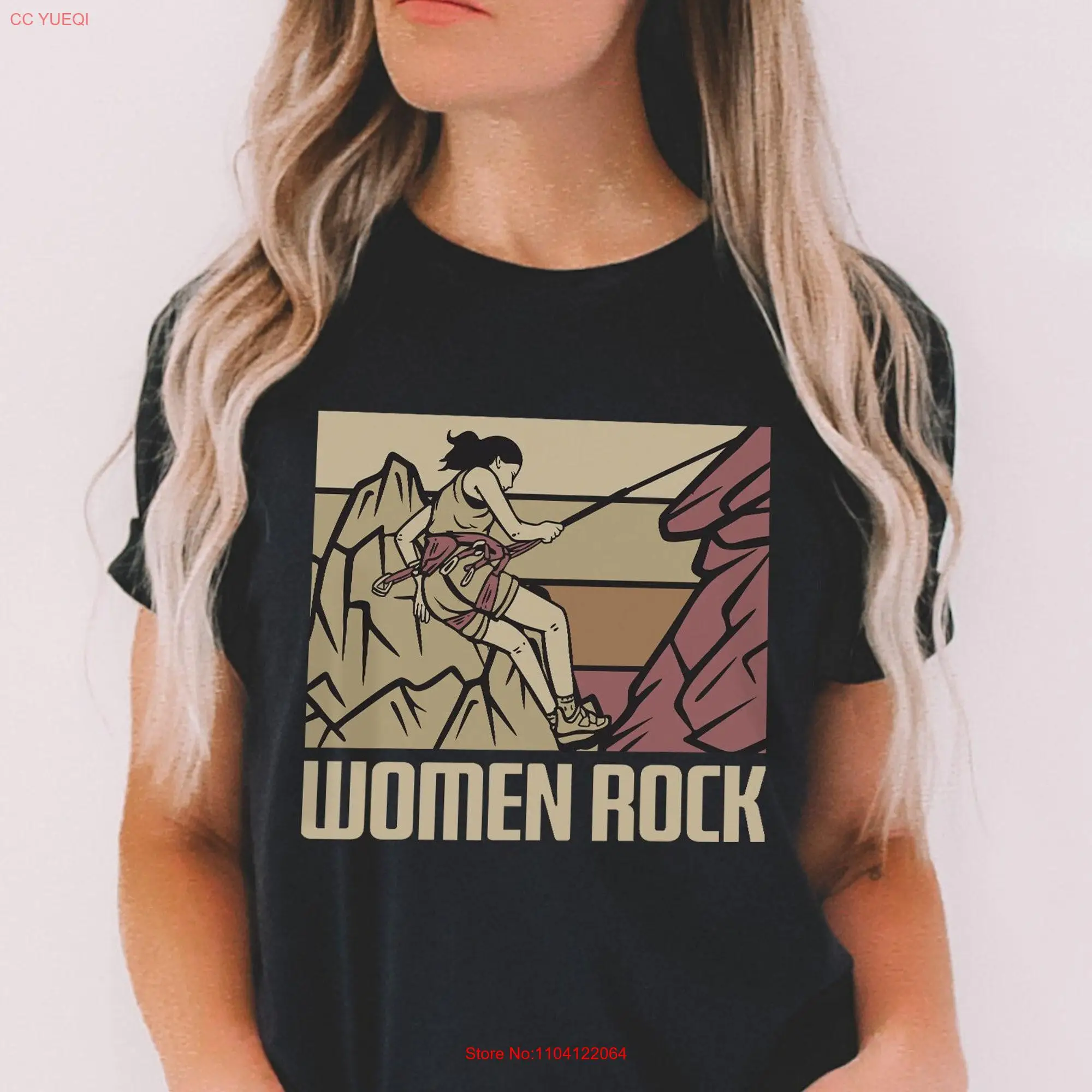 Granola Girl Rock Climbing s Power FeminisT T Shirt Earth Day Bouldering Camping Hiking Nature Lover