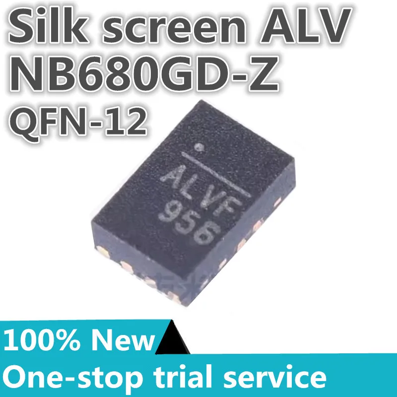 10-100pcs %New original NB687GQ-Z NB679GD-Z NB680GD-Z Silk Screen ALV ALT AVT QFN-12 switching regulator