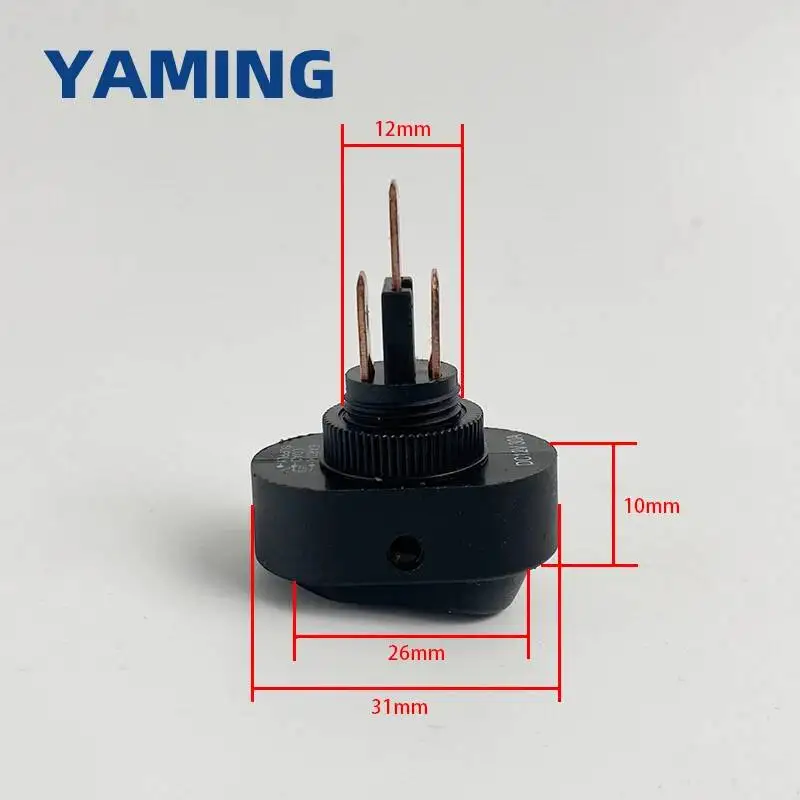 5pcs Rocker Toggle Switch 12V 30A Led Light DIY SPST ON-OFF For Car Modification Truck Van Boat Push Button 3pins Black