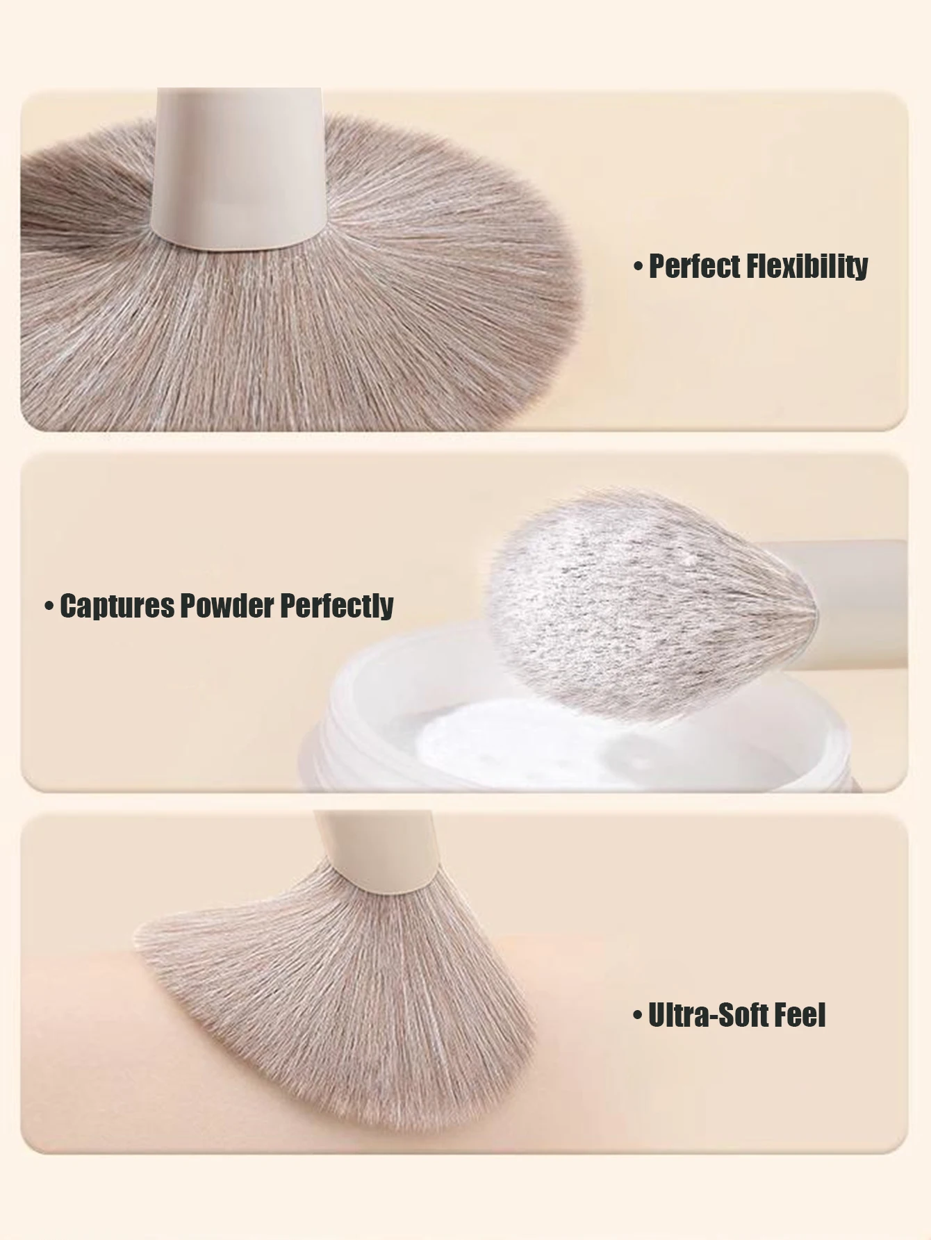 7개 메이크업 브러쉬 세트, 파운데이션 컨실러 블러쉬 아이섀도우 파우더 페이스 메이크업 브러쉬 키트 초보자용